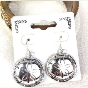 Summer Lightweight Earrings SAND DOLLAR STATEMENT EARRINGS #359